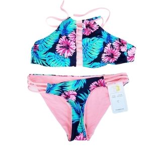 Tini Bikini | 2 piece bikini set Reversable  XSMALL